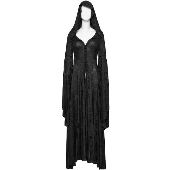 Eva Lady Black Gothic Victorian Dress - Picture 2 of 9
